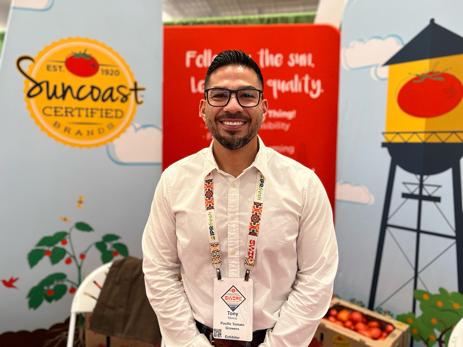 Tony Muñoz of Pacific Tomato Growers.