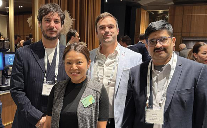 Federico Milanese of Jingold, Sarah Pau of IFPA, Donovan Van Dyk and Priyank Kujmar of DP World.