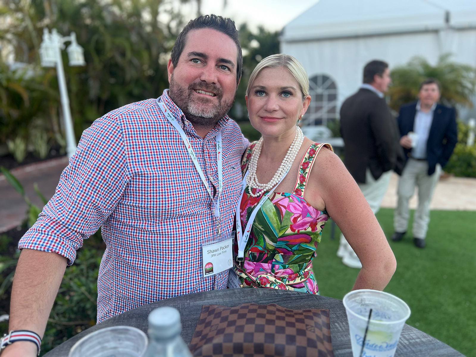 Shawn Packer of JPH Law with his wife Palmer.
