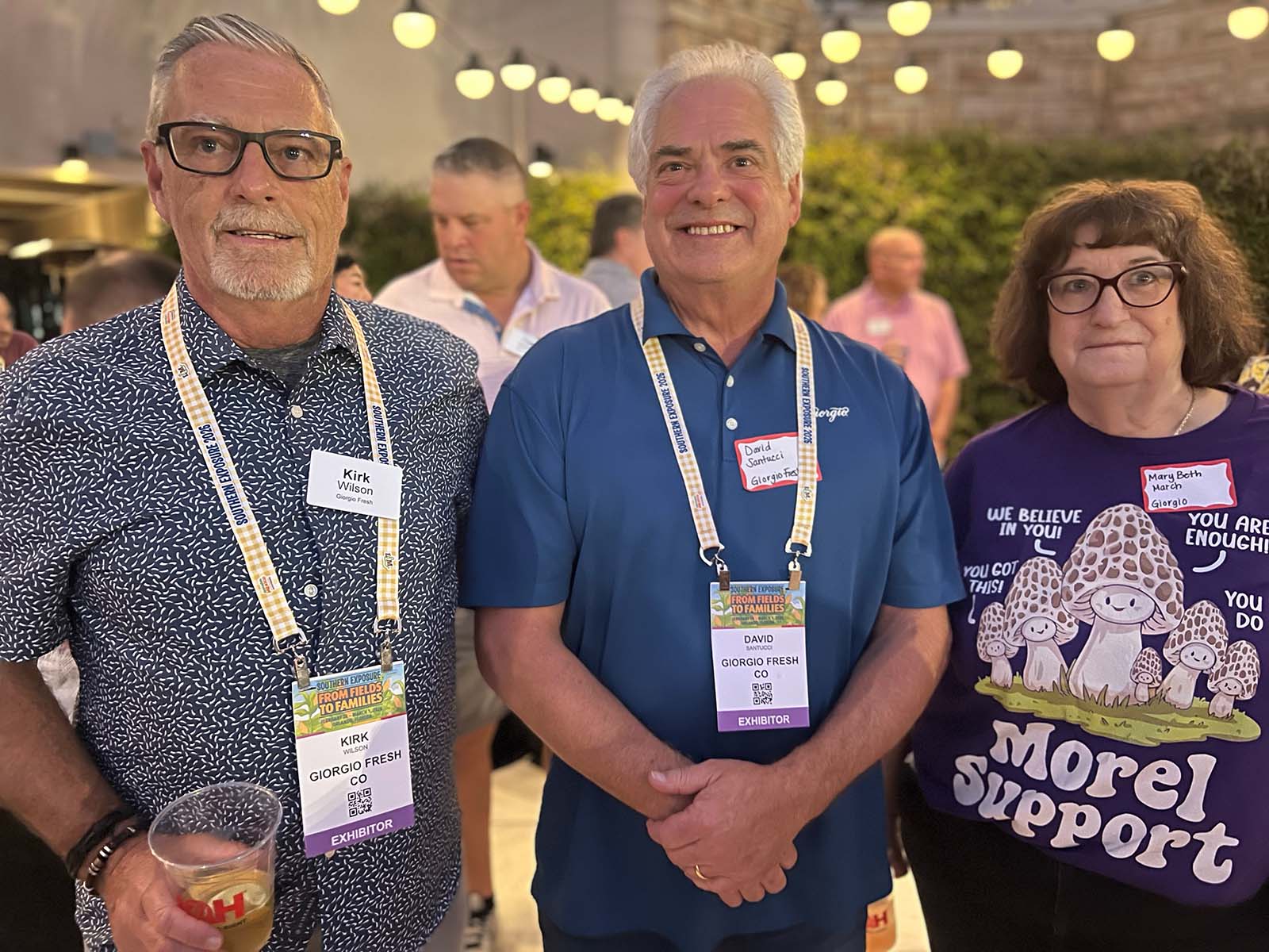 Representing Giorgio Fresh were Kirk Wilson, David Santucci and MaryBeth March.