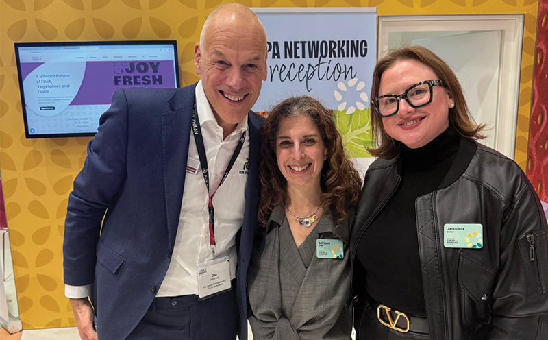 Jan Doldersum of Rijk Zwaan, Miriam Wolk and Jessica Keller of IFPA.