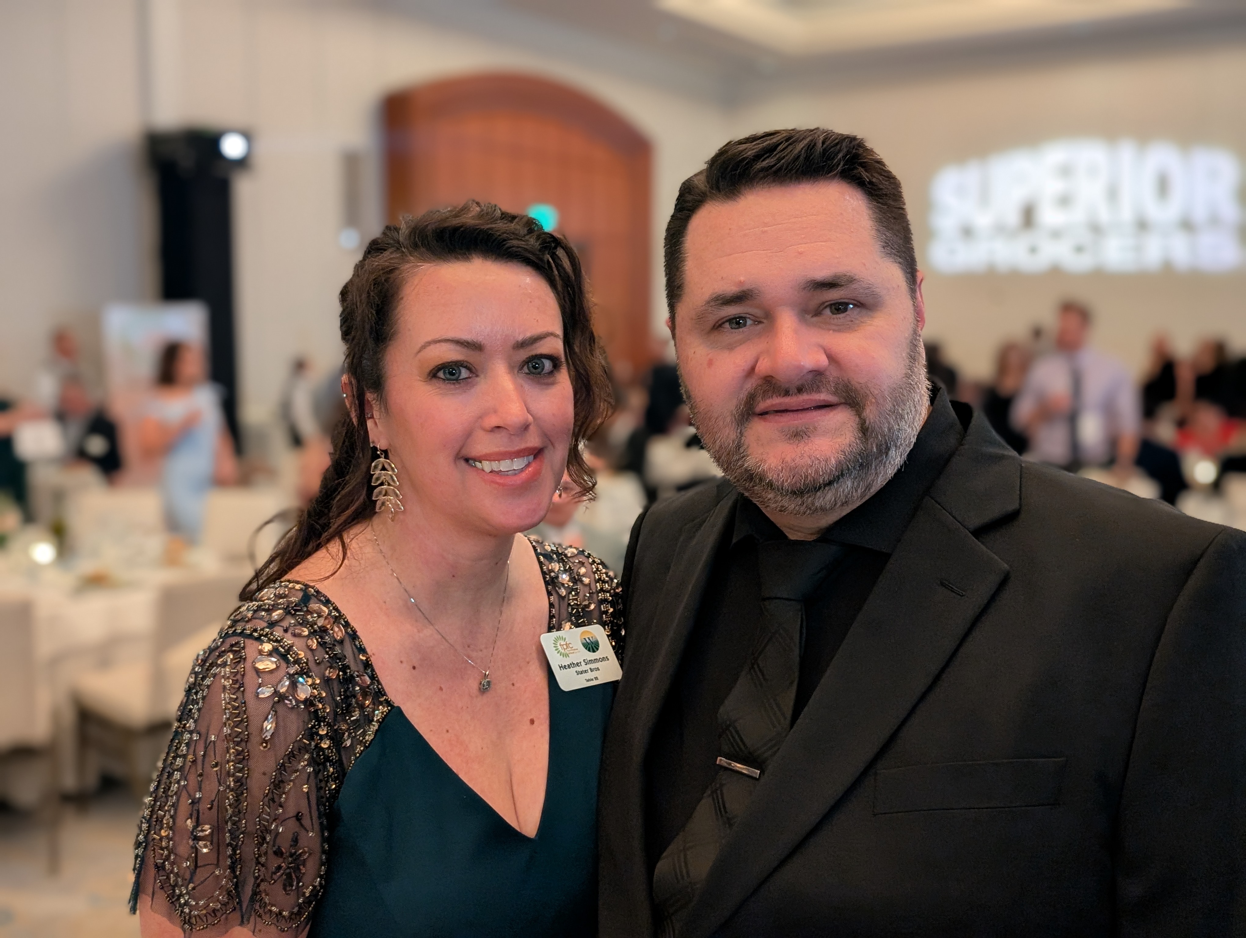 Heather and Scott Simmons of Stater Bros.