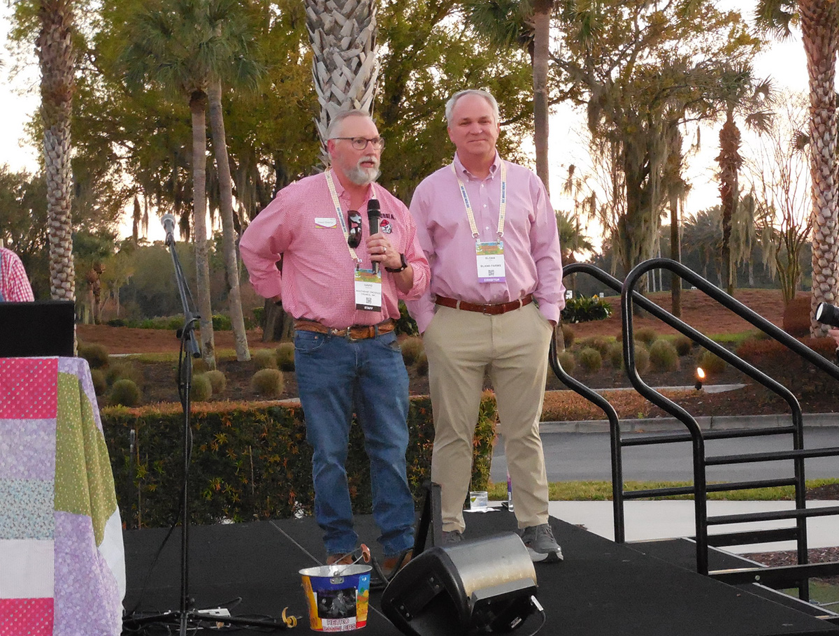 David Sherrod, president and CEO of the SEPC, and Sloan Lott, chairman of the SEPC board of directors, welcomed everyone to the VIP dinner.