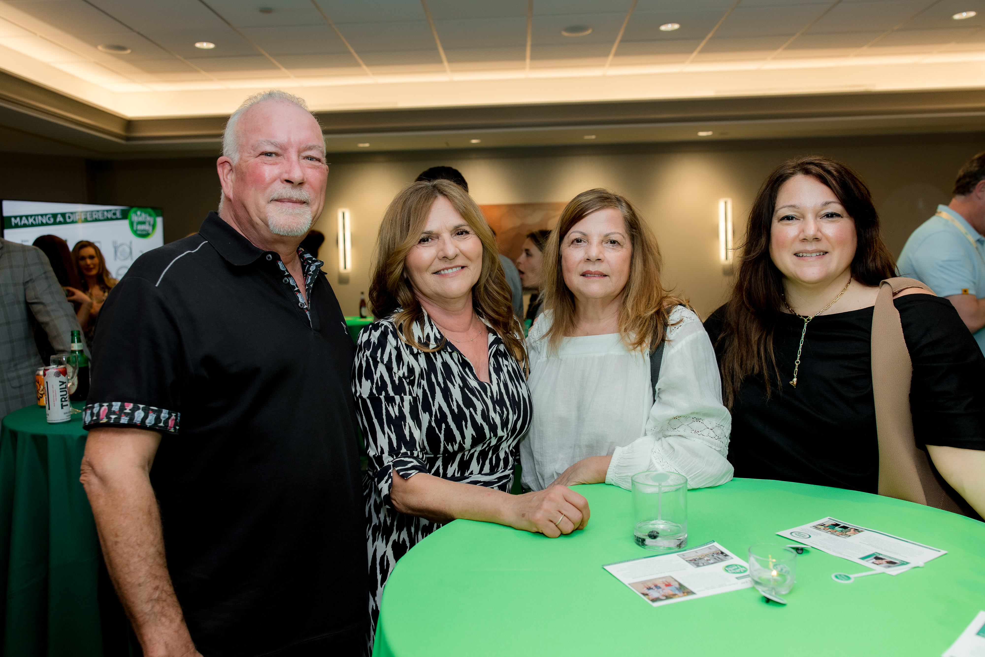 Mike Jones of Del Fresco Pure, Debbie Jones, Marietta Cozzetto, Sonia’s Mom and  Sonia Klinger of Del Fresco Pure.