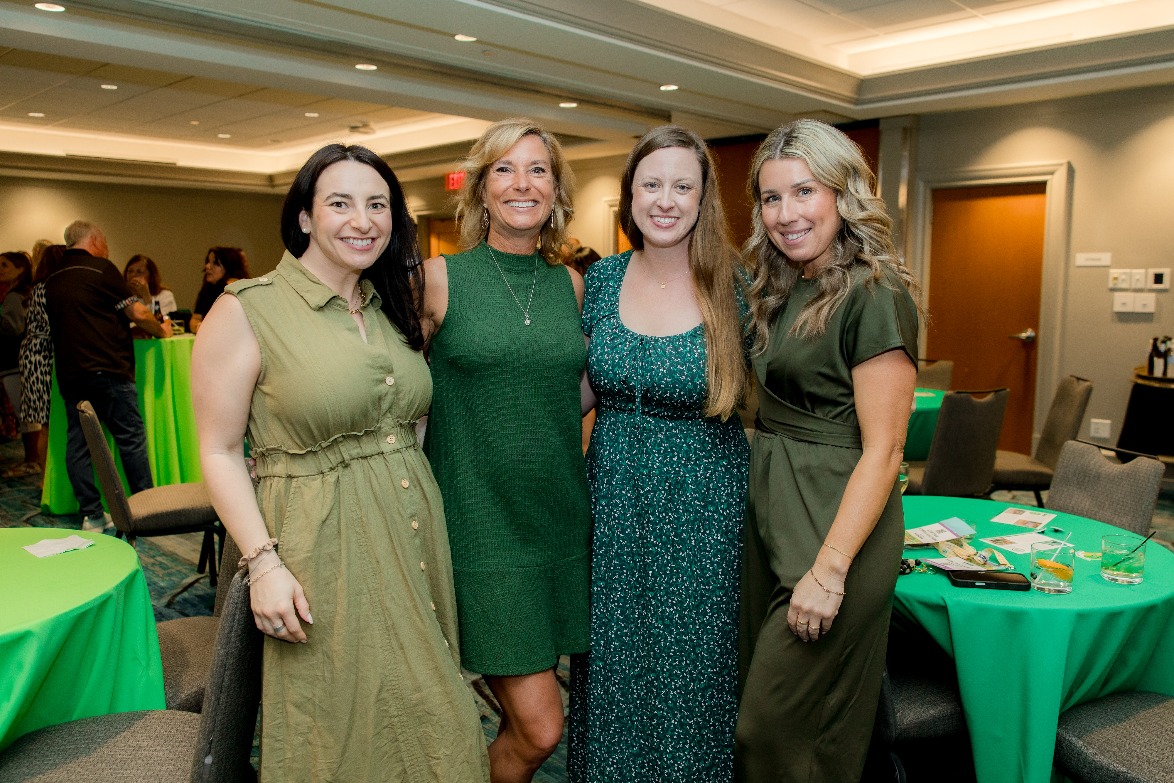 Rebecca Kilburn, Tracy Shaw, Aimee Smith and Andrea Wiggins of HFP.