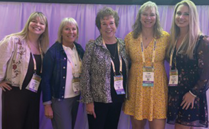 Lindsey Lance, Michele Youngquist, Sharon Heer, Tyann Schlimmer and Sarah Diamond of Bay Baby Produce.