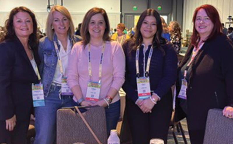 Suhandra Conradie of Summer Citrus, Amy Stevens-Watters of Classic Harvest, Tammy Roberts and Cindy Zamora of Lidl U.S. and Linda Cunningham of Classic Harvest.
