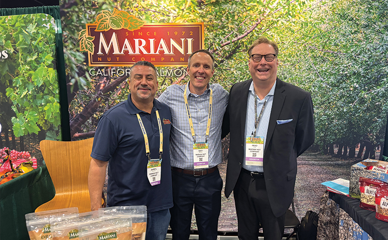 Darryl Bollack, Matt Mariani and Brad Ryan of Mariani Nut.