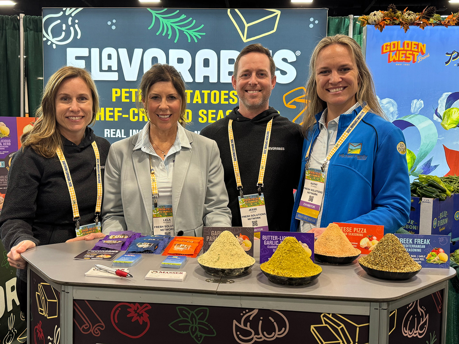 Tiffany Readinger, Lela Reichart,  Jesse Shadle and Kathy Sponheim of Fresh Solutions Network.