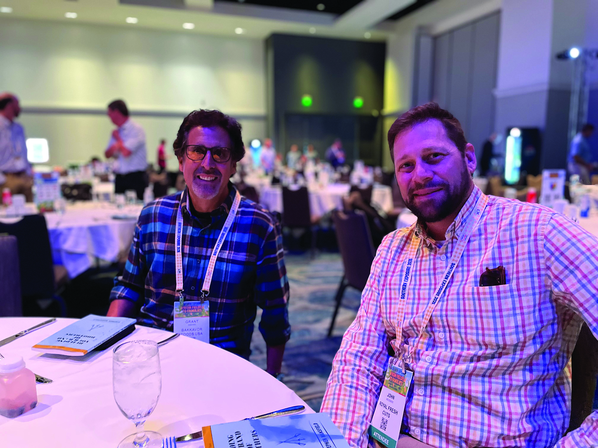 Grant Simons of Bakkavor Foods USA and John Messmer of Royal Fresh Cuts.