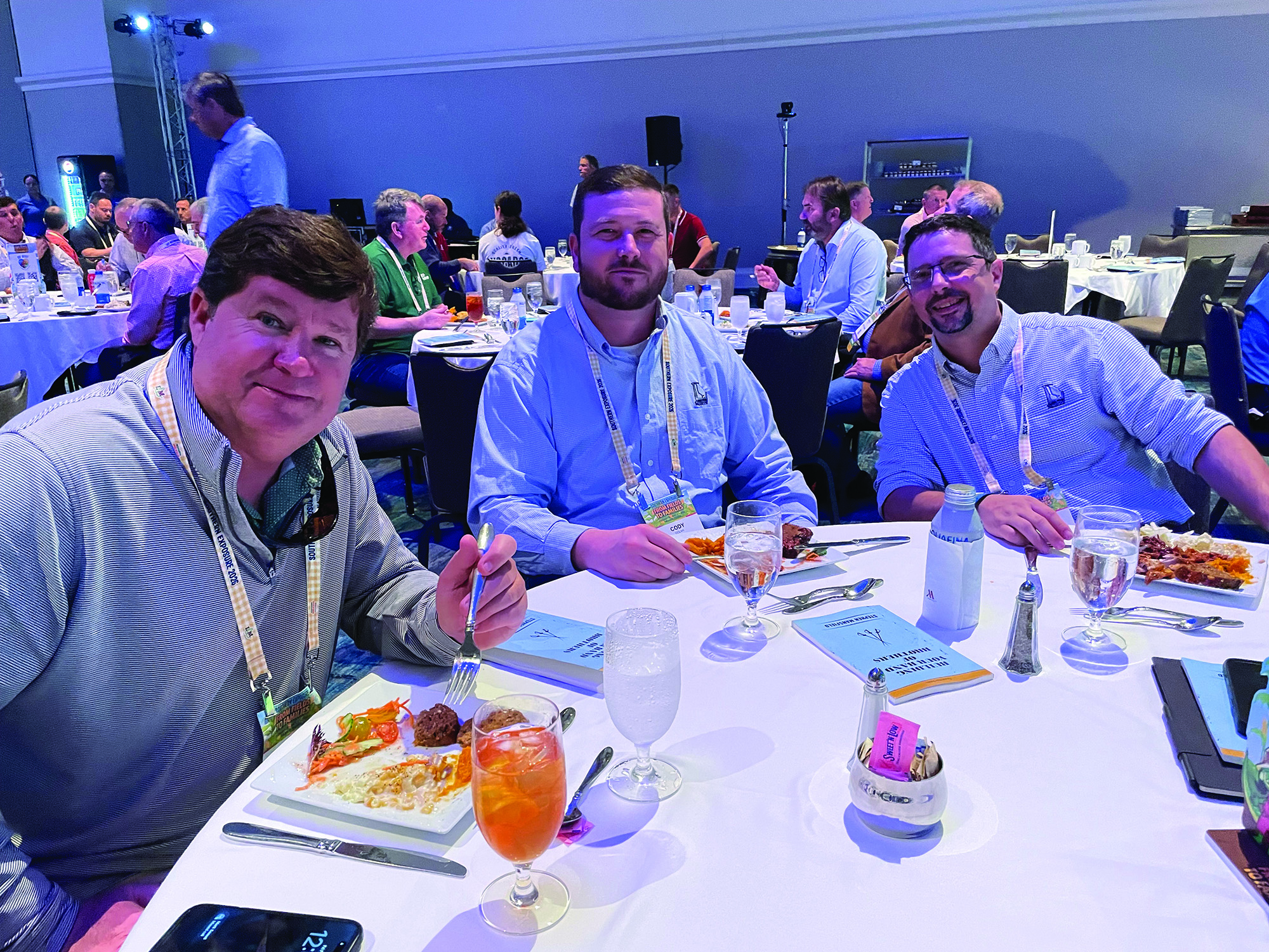 Dee Ritter, Cody Dolan and Scott Payne of Little River Produce.