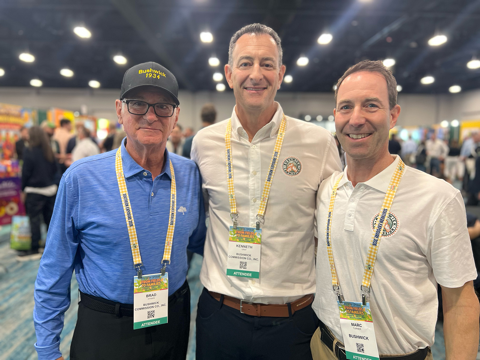 Walking the show floor at SEPC Southern Exposure were Brad Hymen, Ken Gray and Marc Turner of Bushwick Commission.