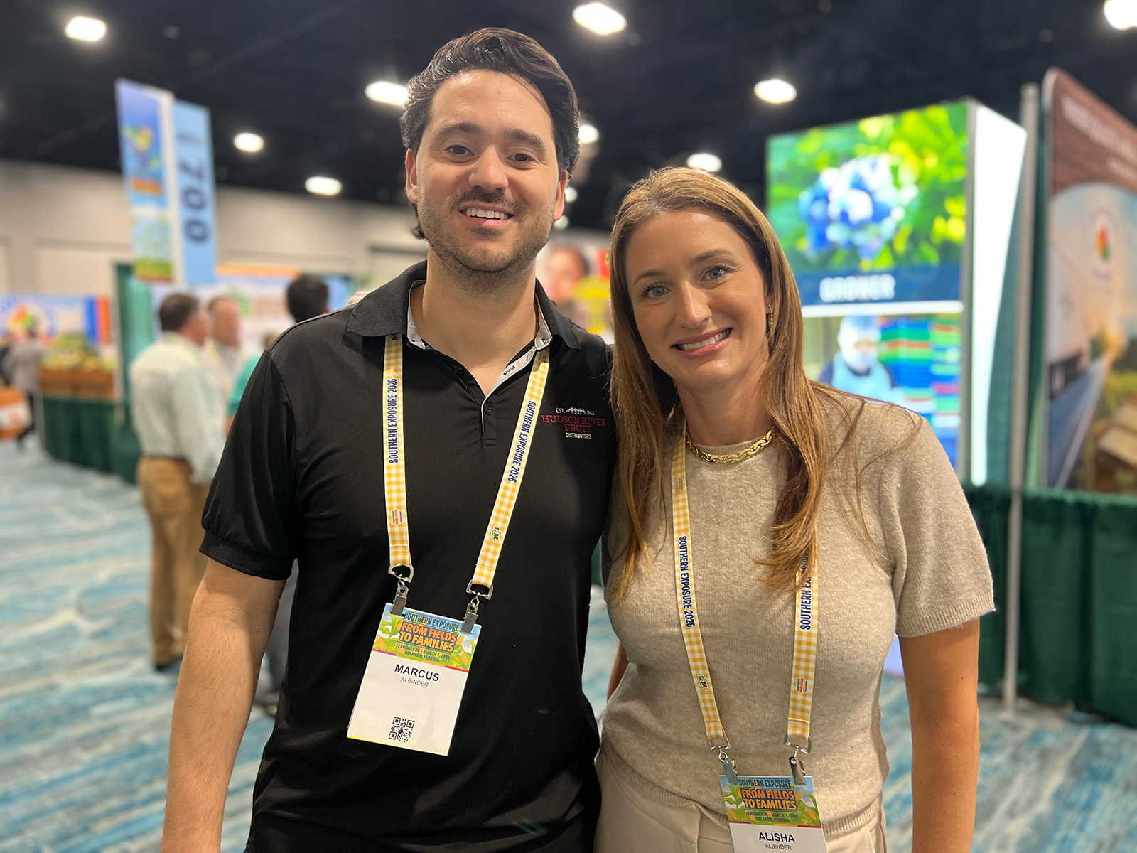 Walking the show floor at SEPC Southern Exposure were Marcus Albinder and Alisha Albinder-Camac.
