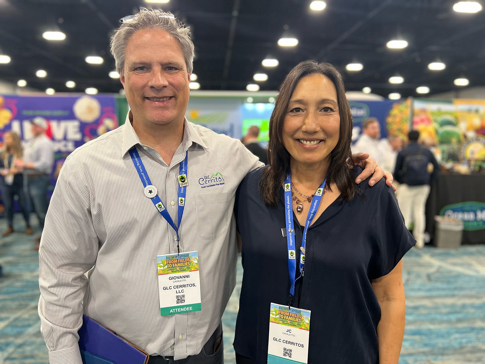 Walking the show floor at SEPC Southern Exposure were Giovanni and JC Cavaletto.