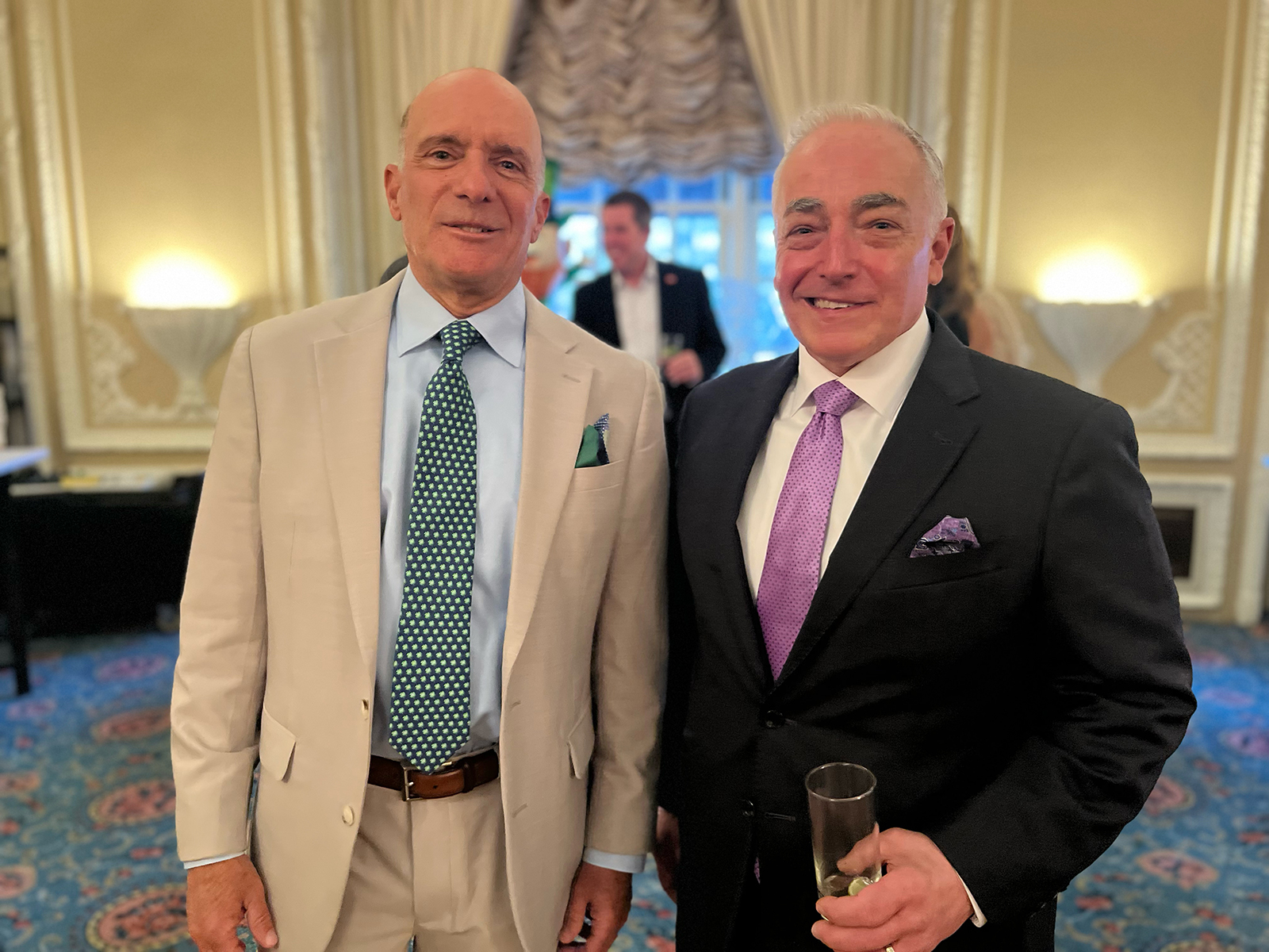 David D’Arrigo of D’Arrigo Bros. Boston with Peter Resteghini of 4M.
