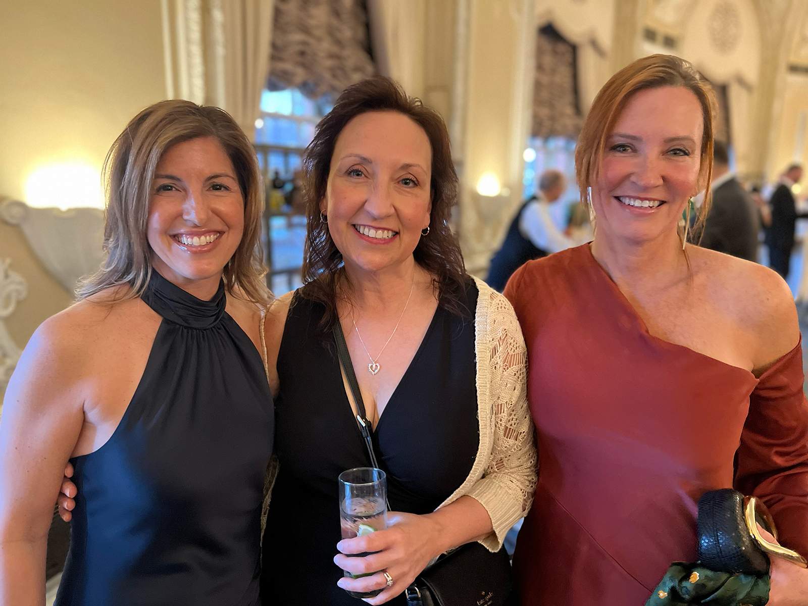 Karen Dow of Fresh Express, Karen Cady of Northeast Shared Services and Allie Brake of RWI Logistics.
