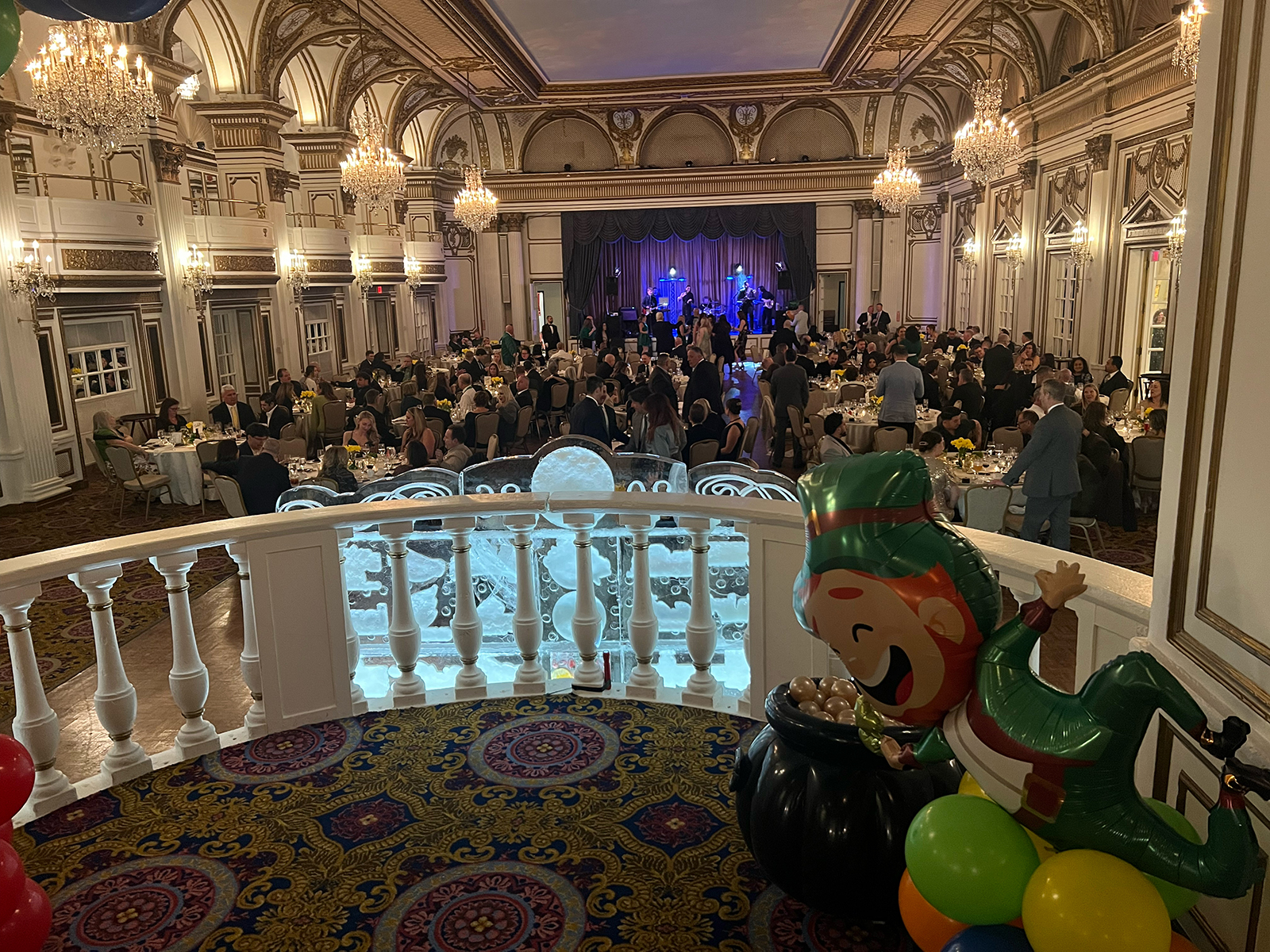 A lively band kept the mood high during the St. Paddy’s Day-themed 2026 NEPC Dinner Dance.