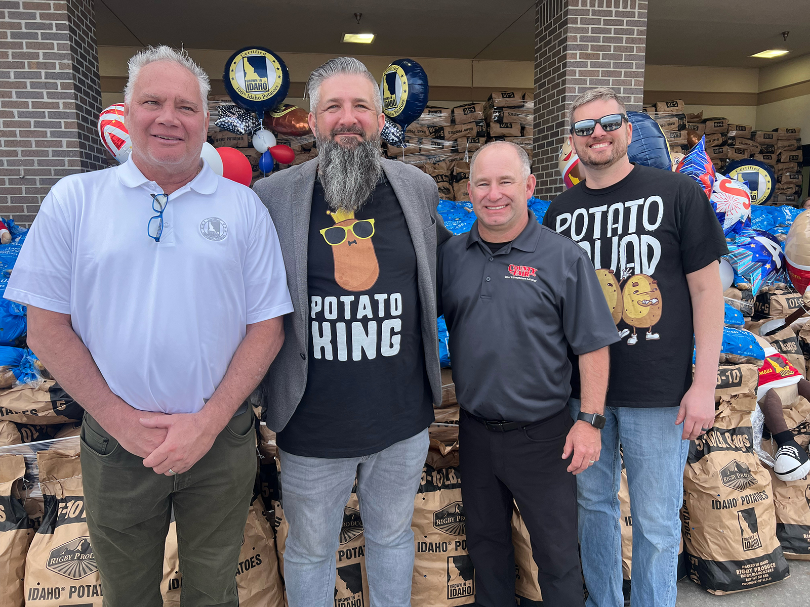Patrick Mills of the IPC, Matt Roy of AWG, and Justin Luther and Steve Clarke, owners of County Fair.