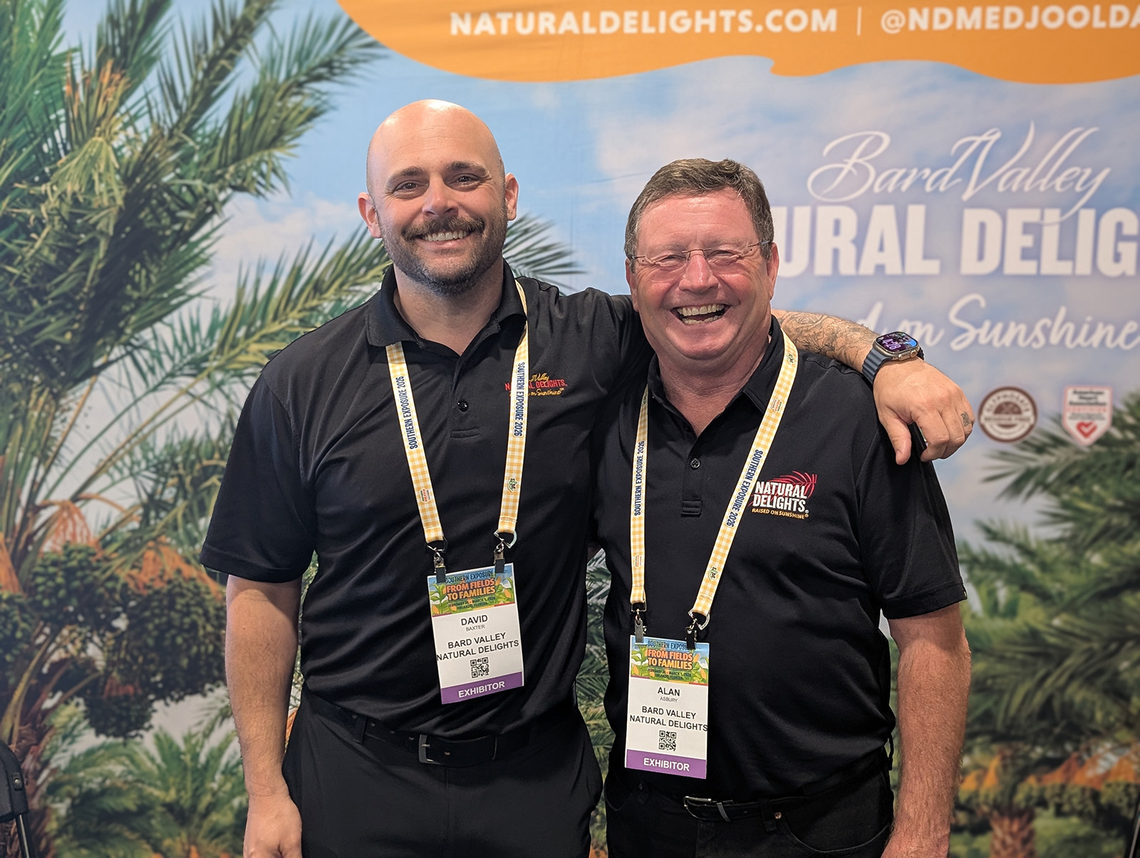 David Baxter and Alan Asbury of Bard Valley Date Growers.