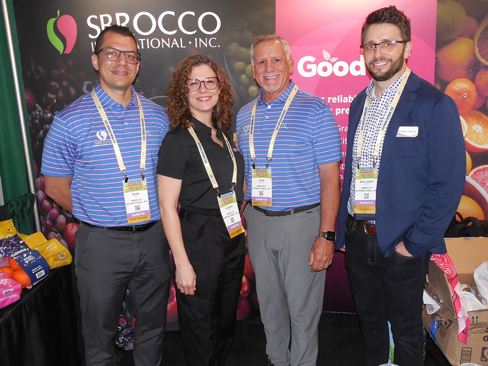 Mark Danza, Leahna West, John Sbrocco and Maclaren Oglesby of Sbrocco International.