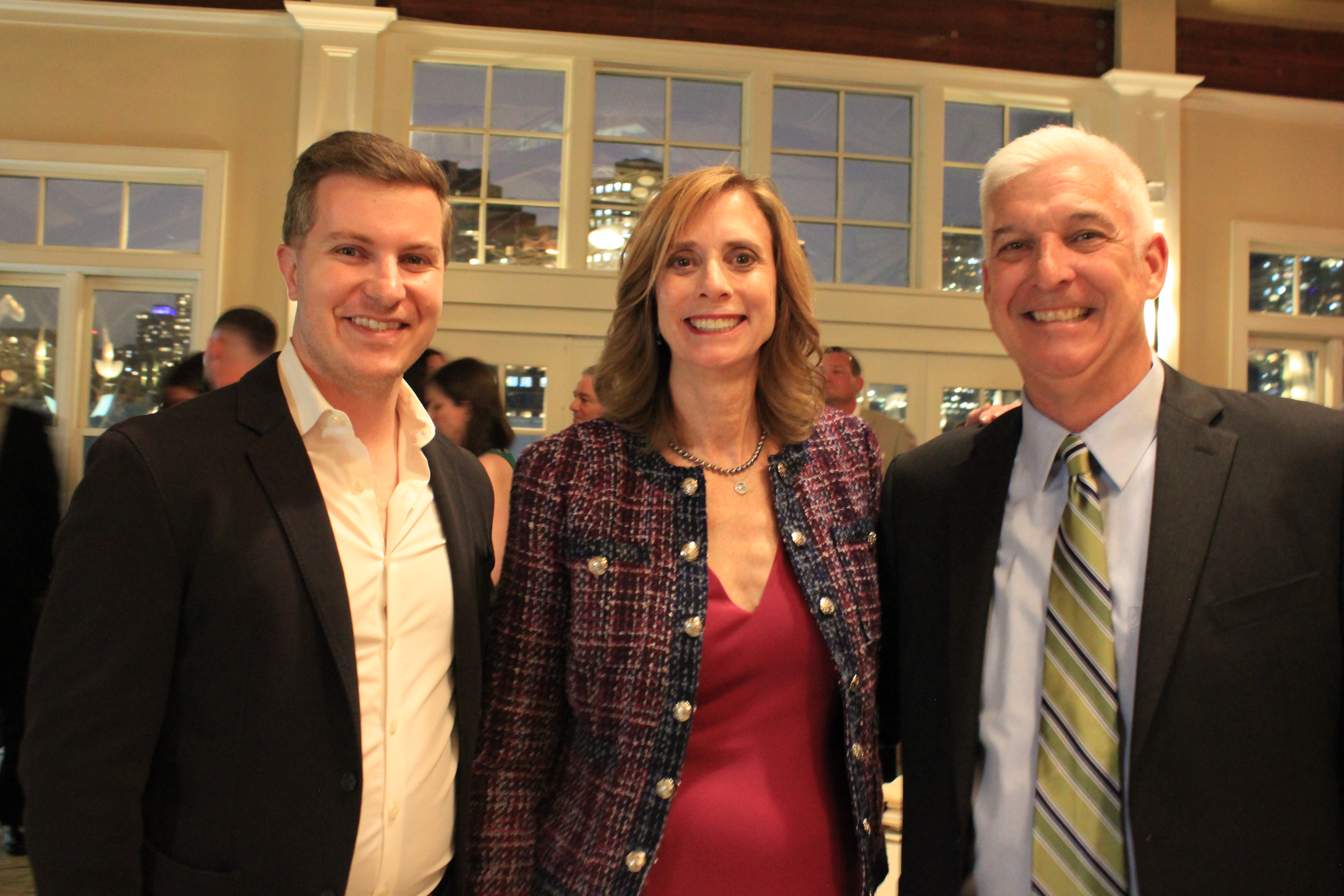 Ben Weir of Local Bounti with Stacy and Tim Cunniff of Little Leaf Farms.