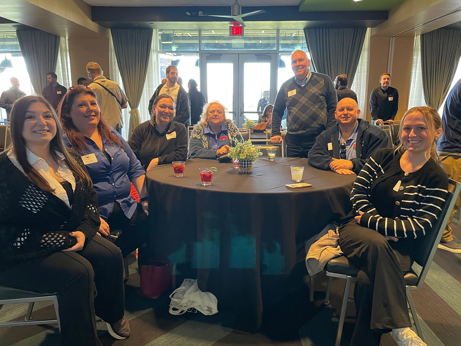 Al Murray of the Eastern Produce Council (standing) with the Jersey Fresh Marketing team.
