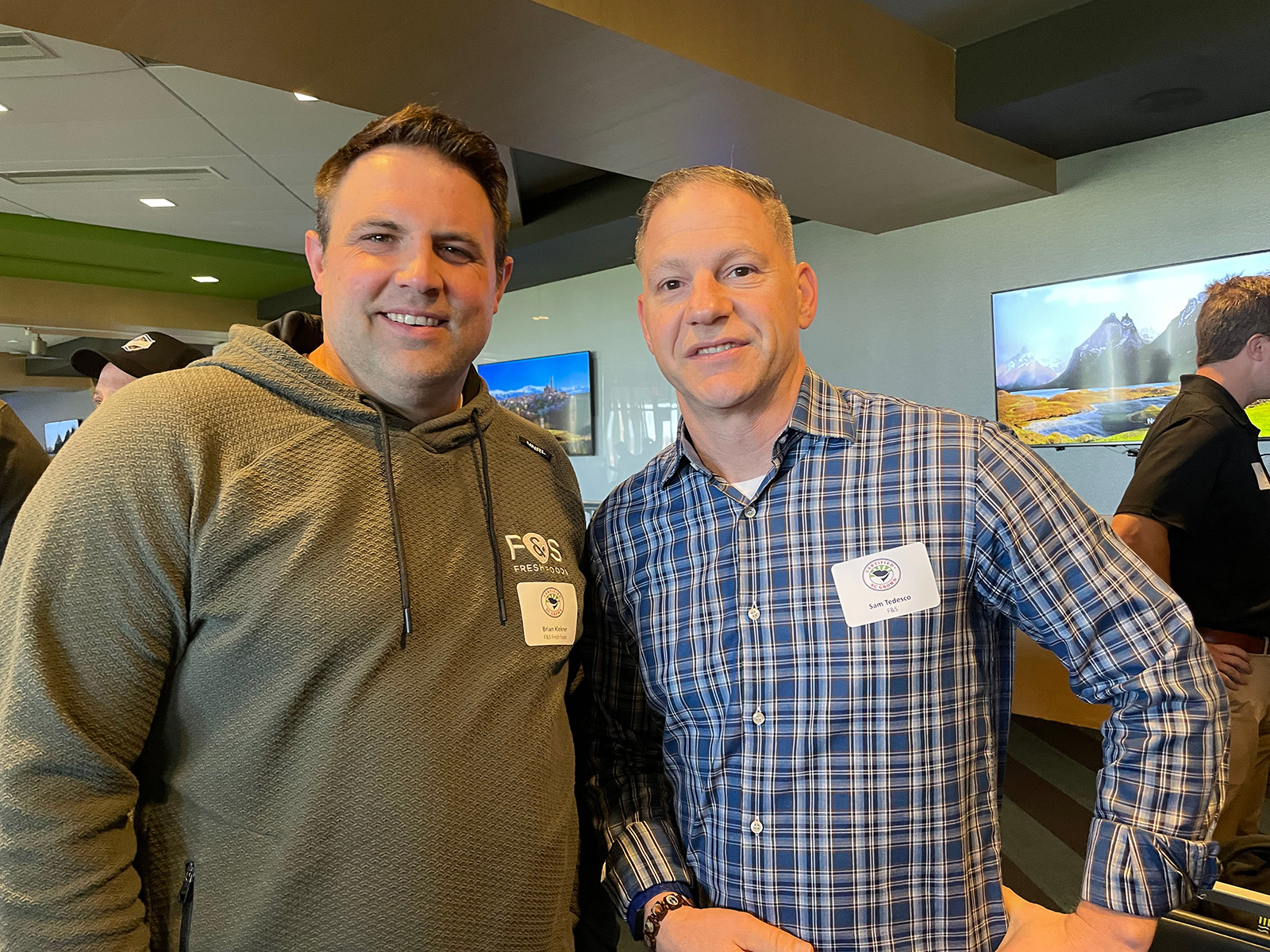 Brian Klekner and Sam Tedesco of F&S Fresh Foods.  