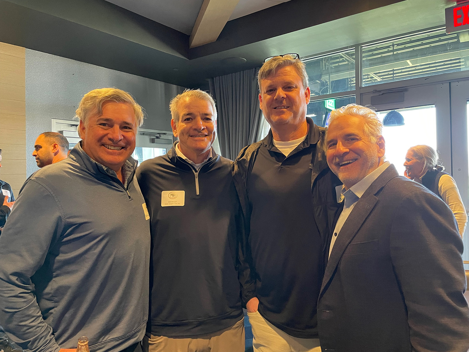 Victor Joseph, Joe Joseph and Jarrett Botnick of Victor Joseph & Son with and Rob Goldstein of GenPro. 