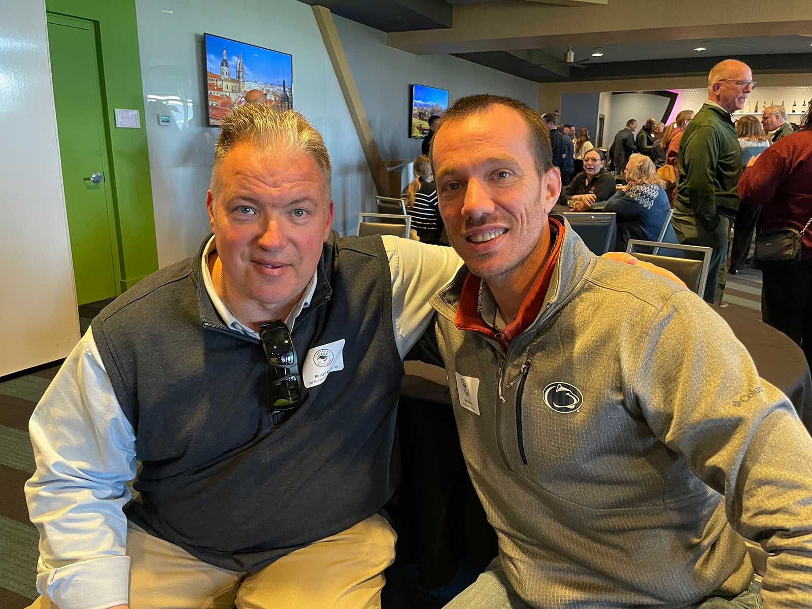 Russell Benson of Del Monte Fresh Produce and Ben O’Brien of Four Seasons Produce. 