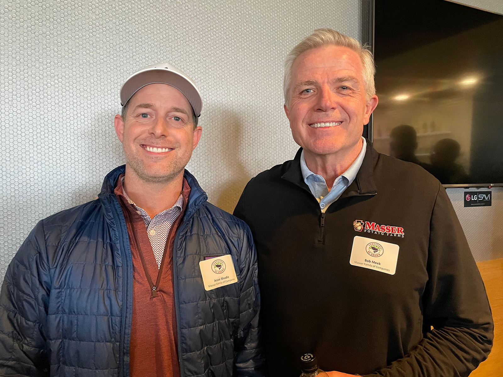 Jesse Shadle and Bob Meek of Masser Family of Cos.