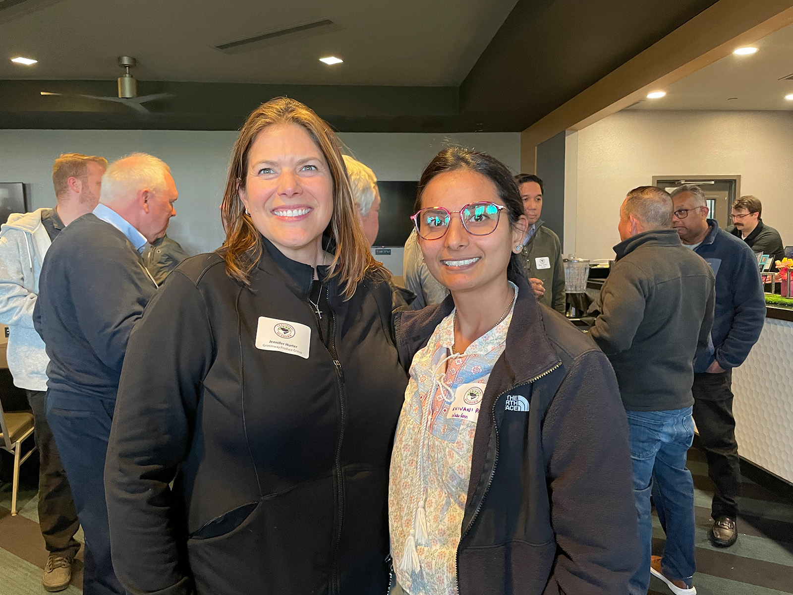 Jennifer Hurter of Grimmway Produce Group and Shivani Patel of Wakefern. 