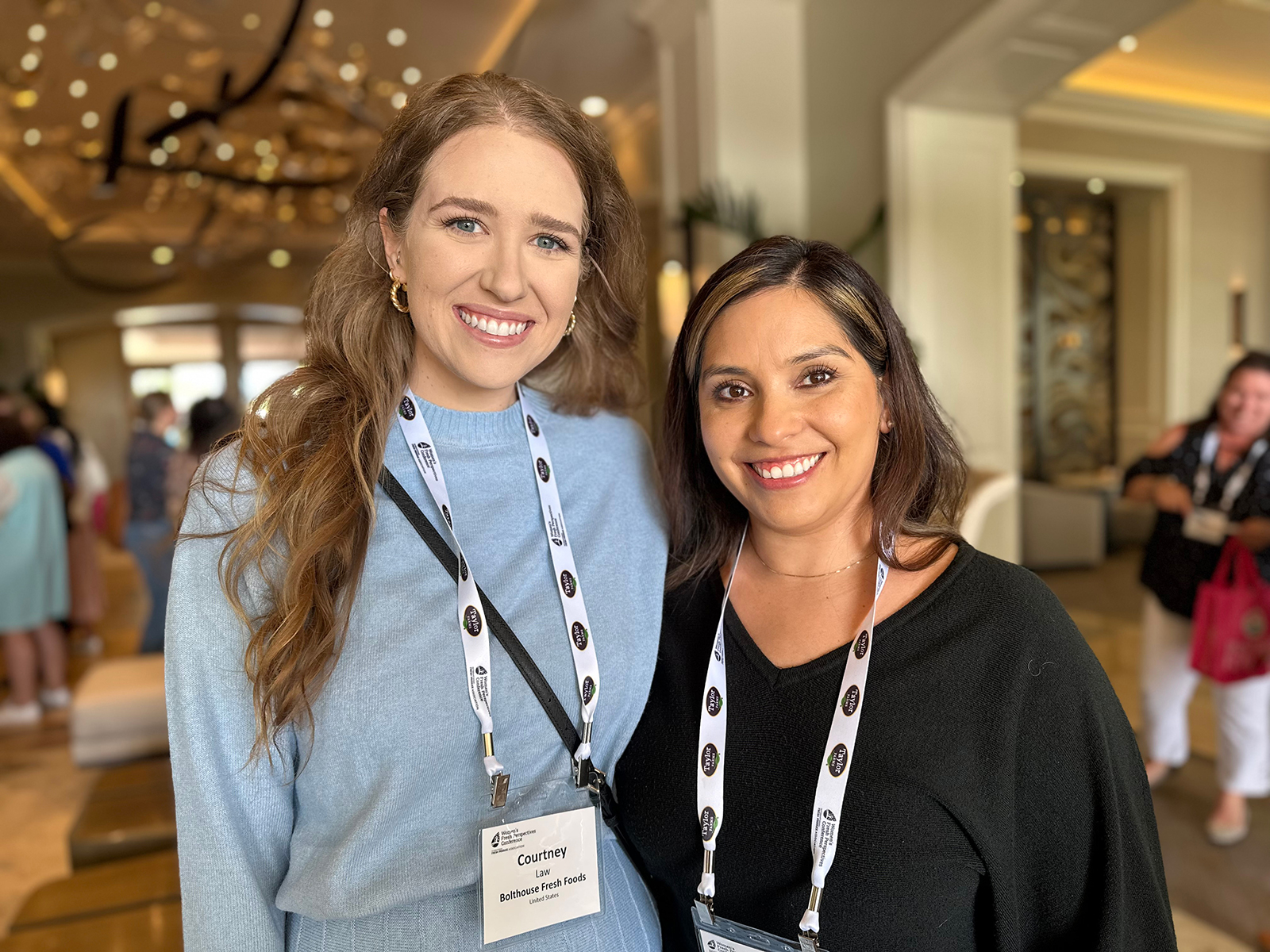 Courtney Law and Noemi Reyes of Bolthouse Fresh Foods.