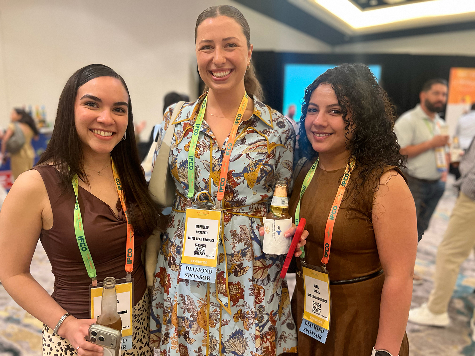 From Little Bear Produce were Andrea Ayala, Danielle Bassetti and Alex Garza.
