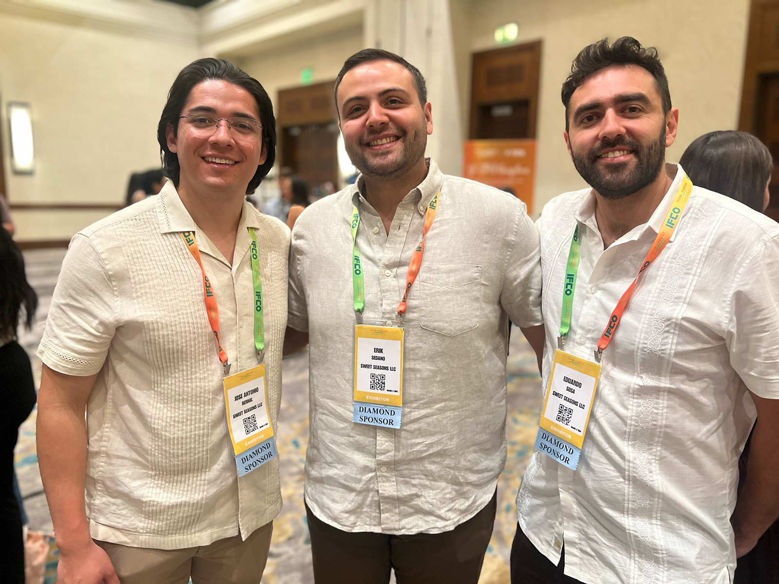 Jose Antonio Bernal, Erik Sedano and Eduardo Sosa of Sweet Seasons.