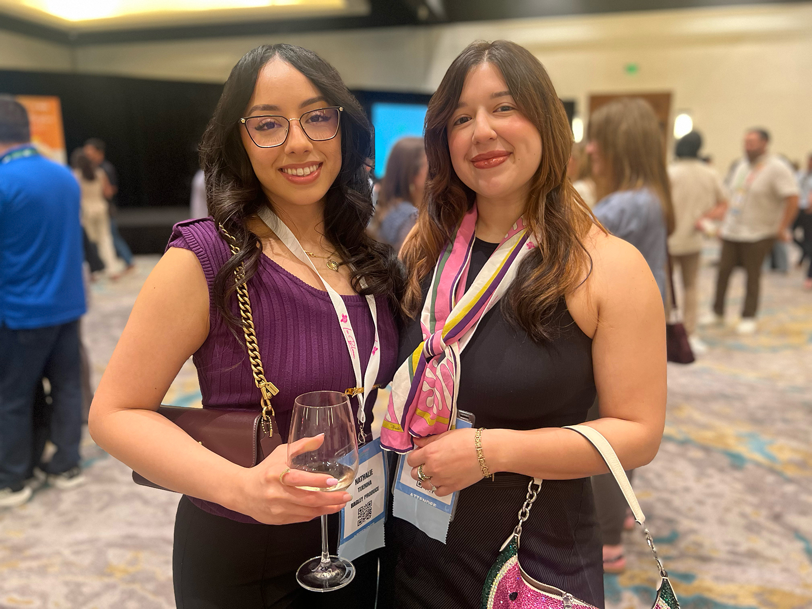 Nathalie Tijerina and Jacklyn Flores of Bagley Produce.