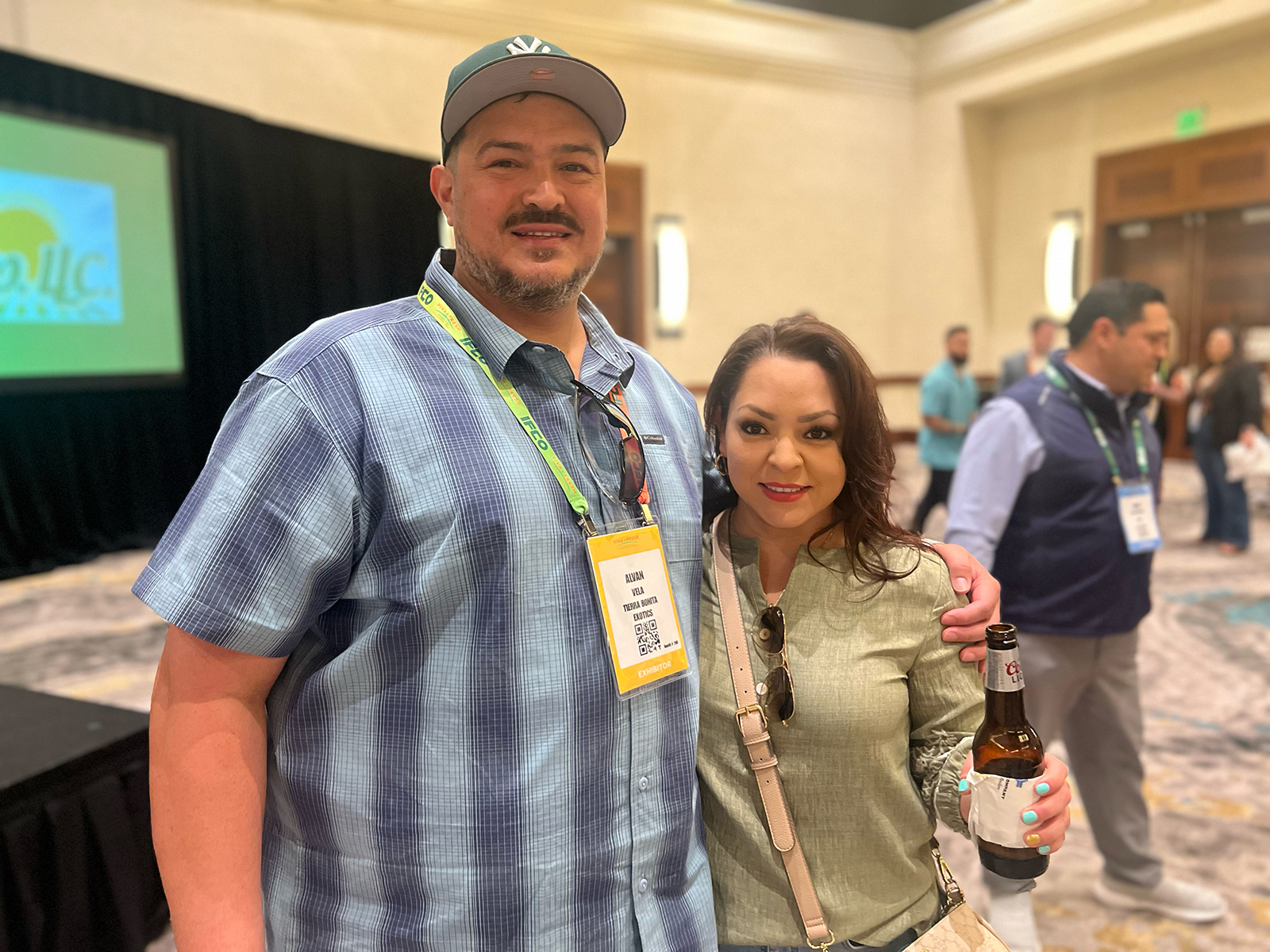 Alvan Vela and Yvette Cabriel of Tierra Bonita Exotics.