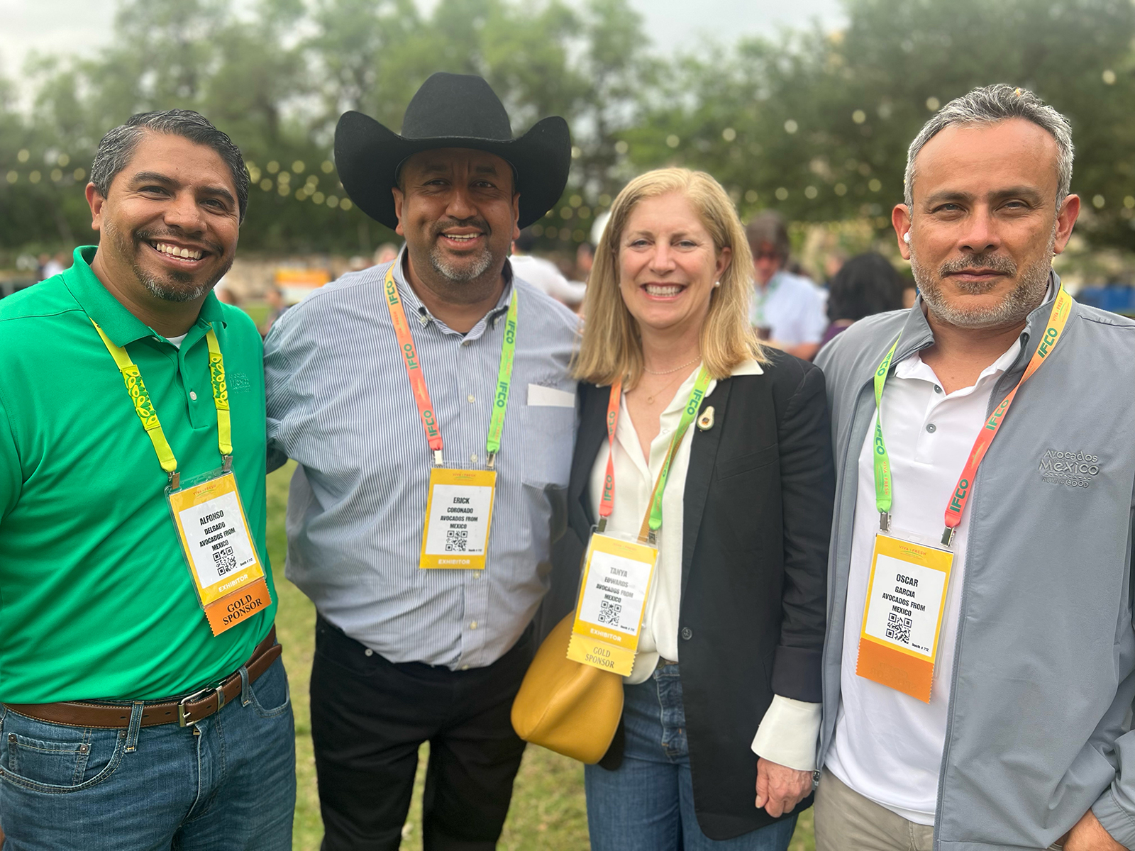 Alfonso Delgado, Erick Coronado, Tanya Edwards and Oscar Garcia of AFM.