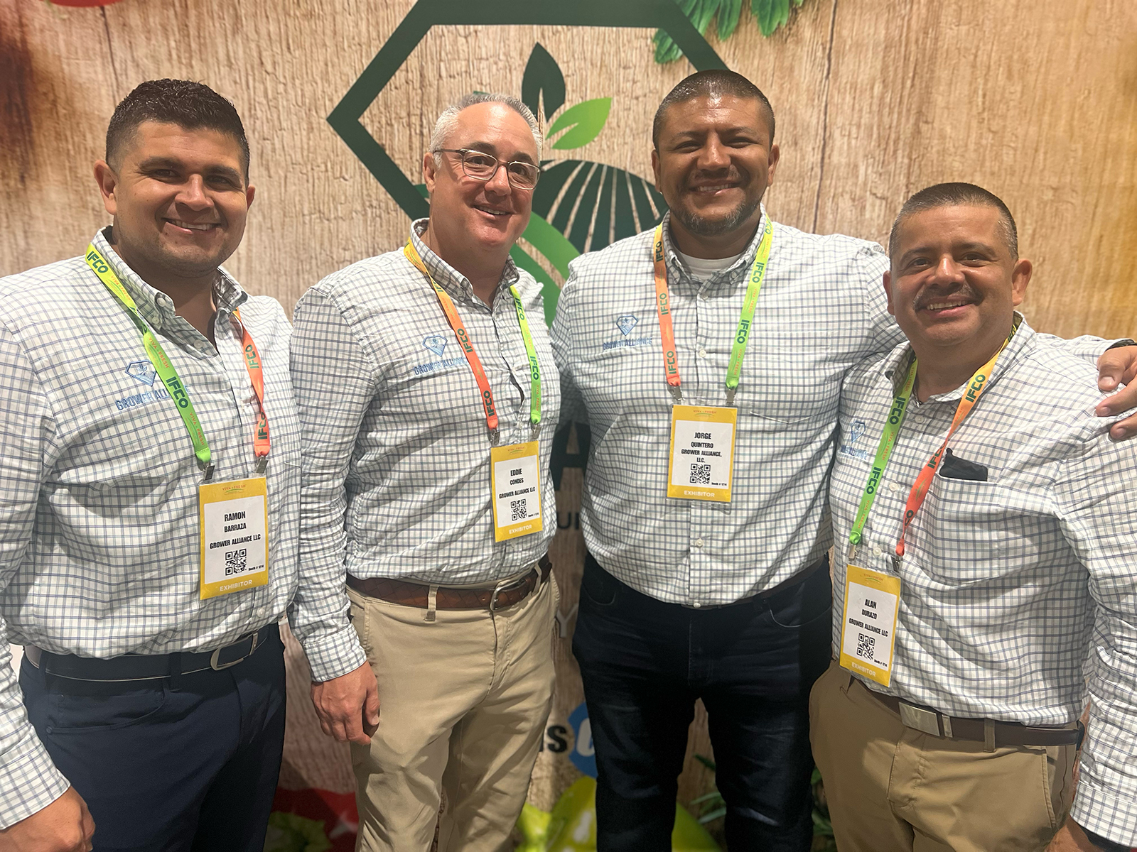 Ramon Barraza, Eddie Condes, Jorge Quintero and Alan Durazo of Grower Alliance.