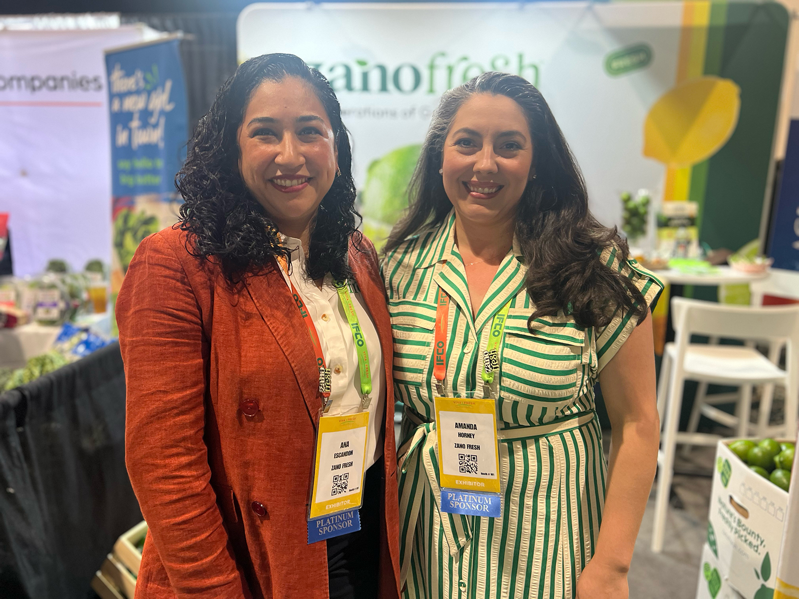 Ana Escandon and Amanda Horney of Zano Fresh.