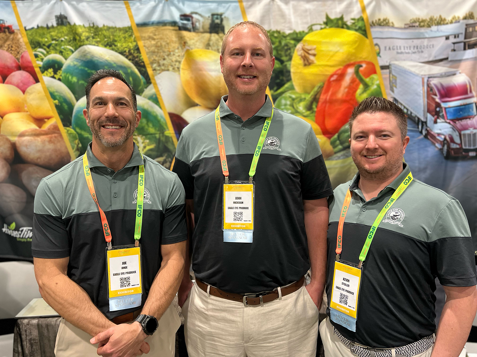 Joe Ange, John Mickulin and Kevin Stoller of Eagle Eye Produce.