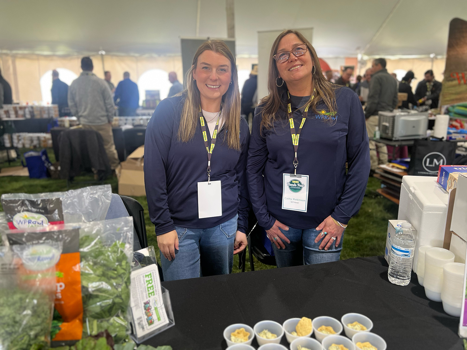 Jordan Wehunt and Cathy Robinson of WP Rawl.
