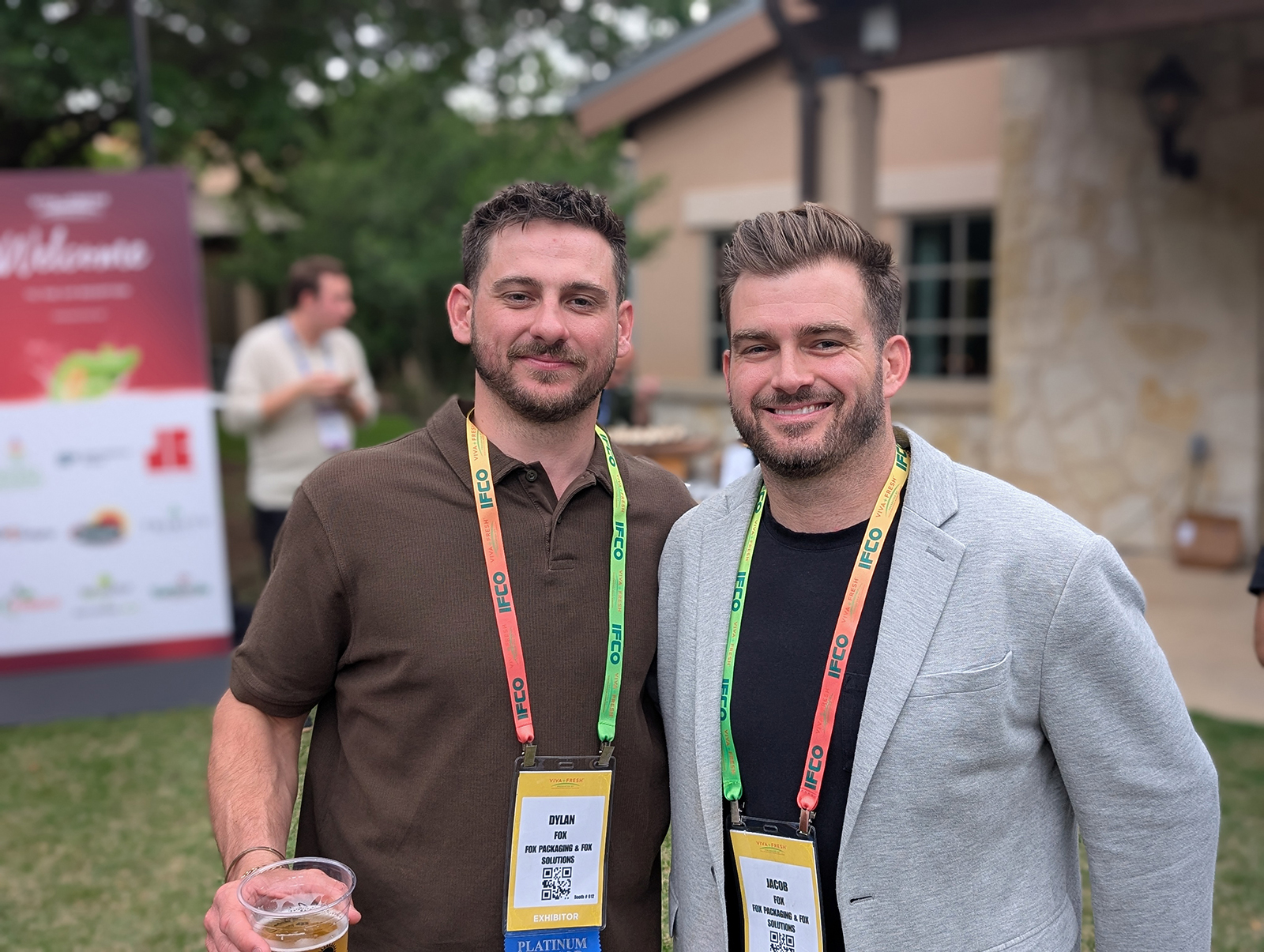 Dylan Fox and Jacob Fox of Fox Packaging & Solutions.