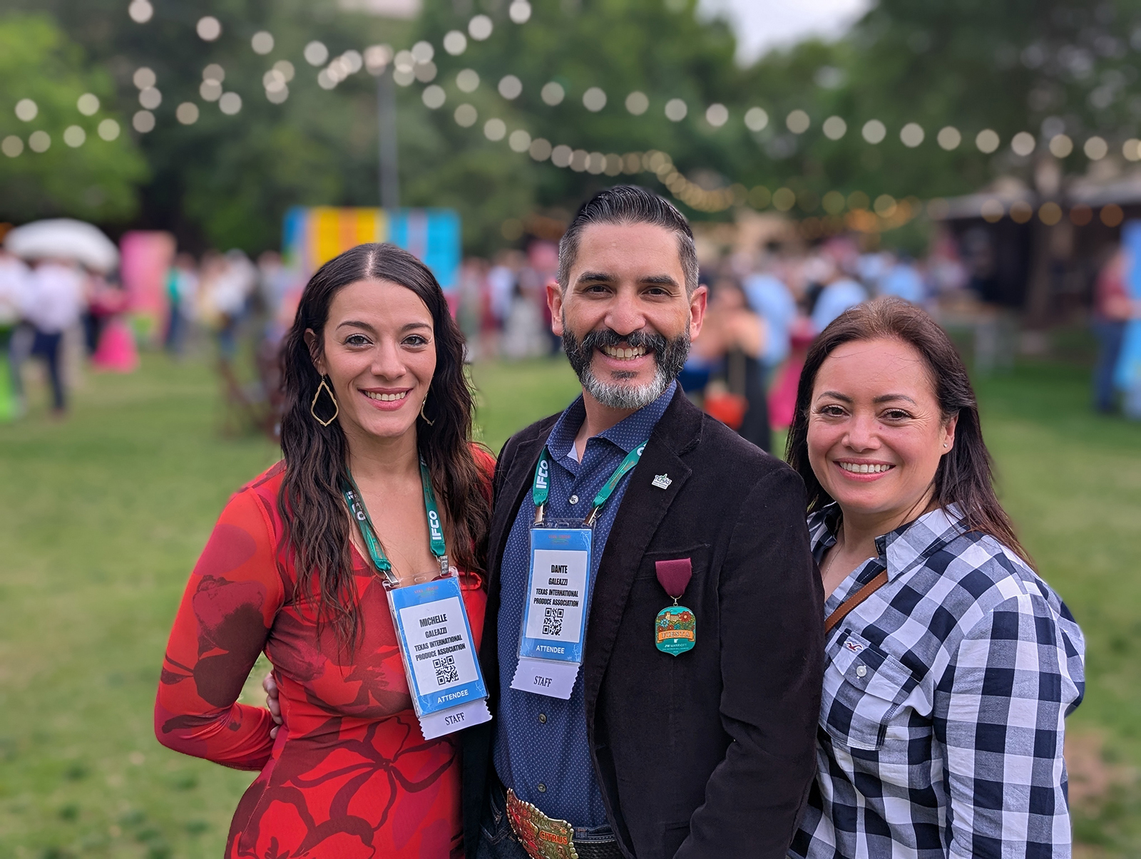 Michelle and Dante Galeazzi of TIPA with Jen Velasquez of Full Tilt Marketing.