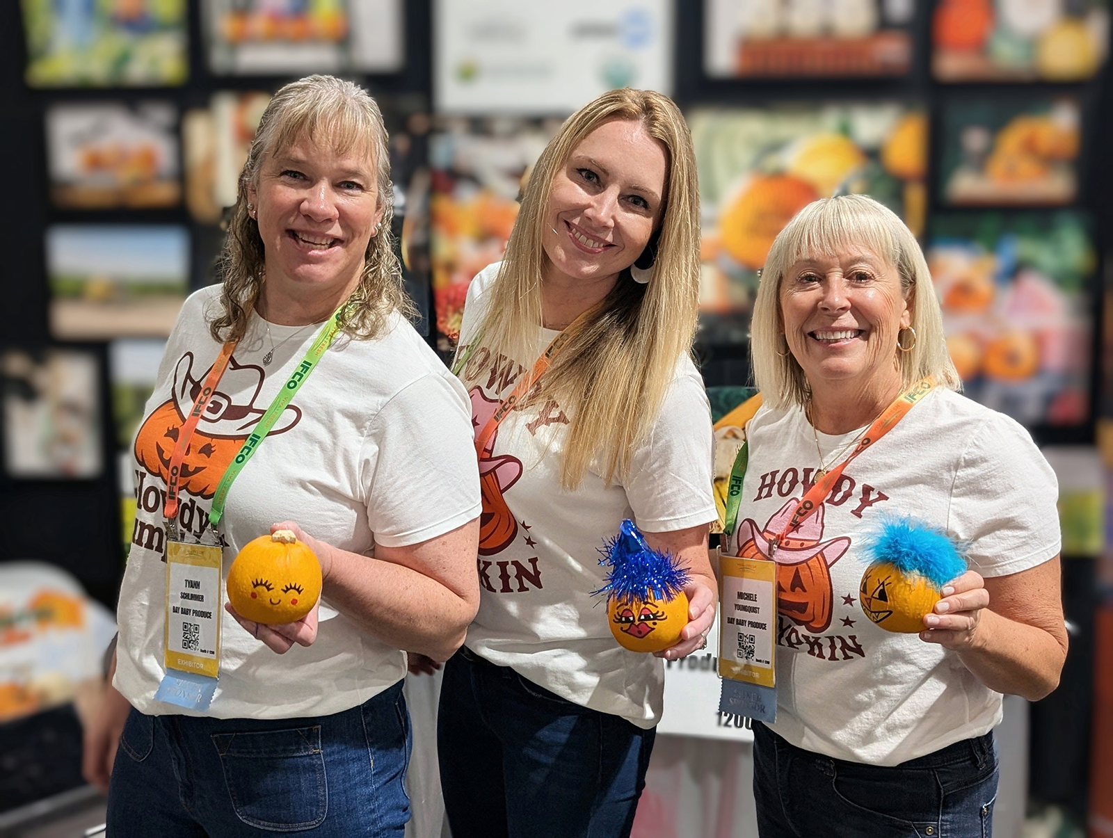 Tyann Schlimmer, Sarah Diamond and Michele Youngquist of Bay Baby Produce.