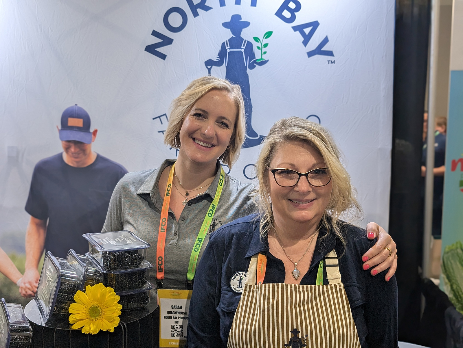 Sarah Quackenbush and Sharon Robb of North Bay Produce.