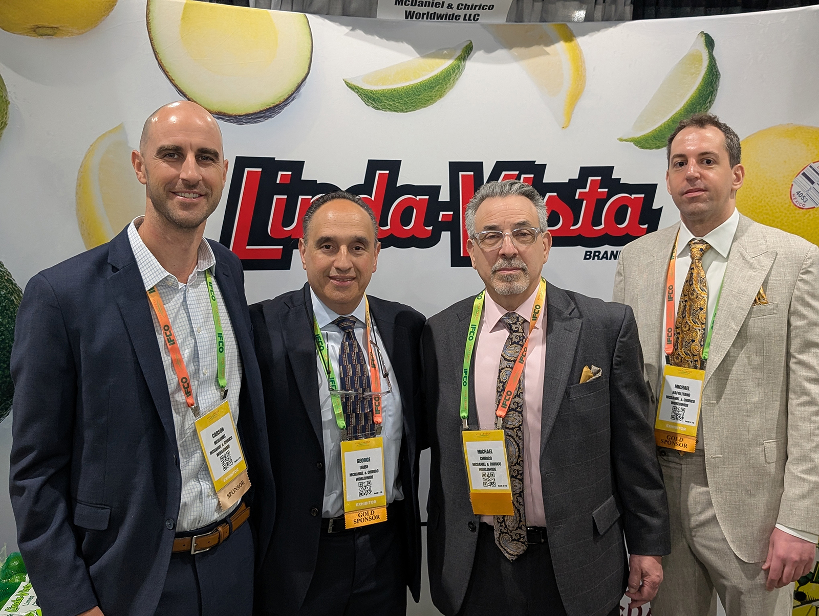 Carson McDaniel, George Uribe, MIchael Chirico and Michael Napolitano of McDaniel & Chirico Worldwide.