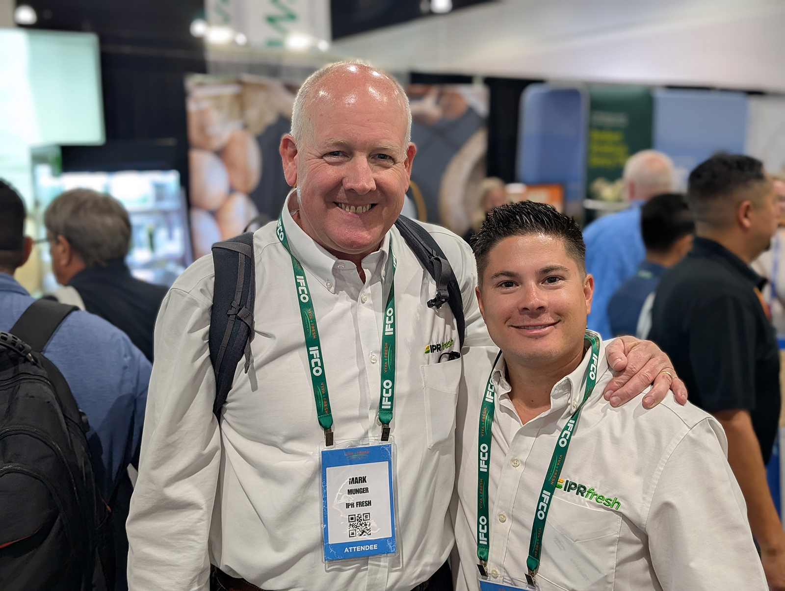 Mark Munger and Manny Robinson of IPR Fresh.