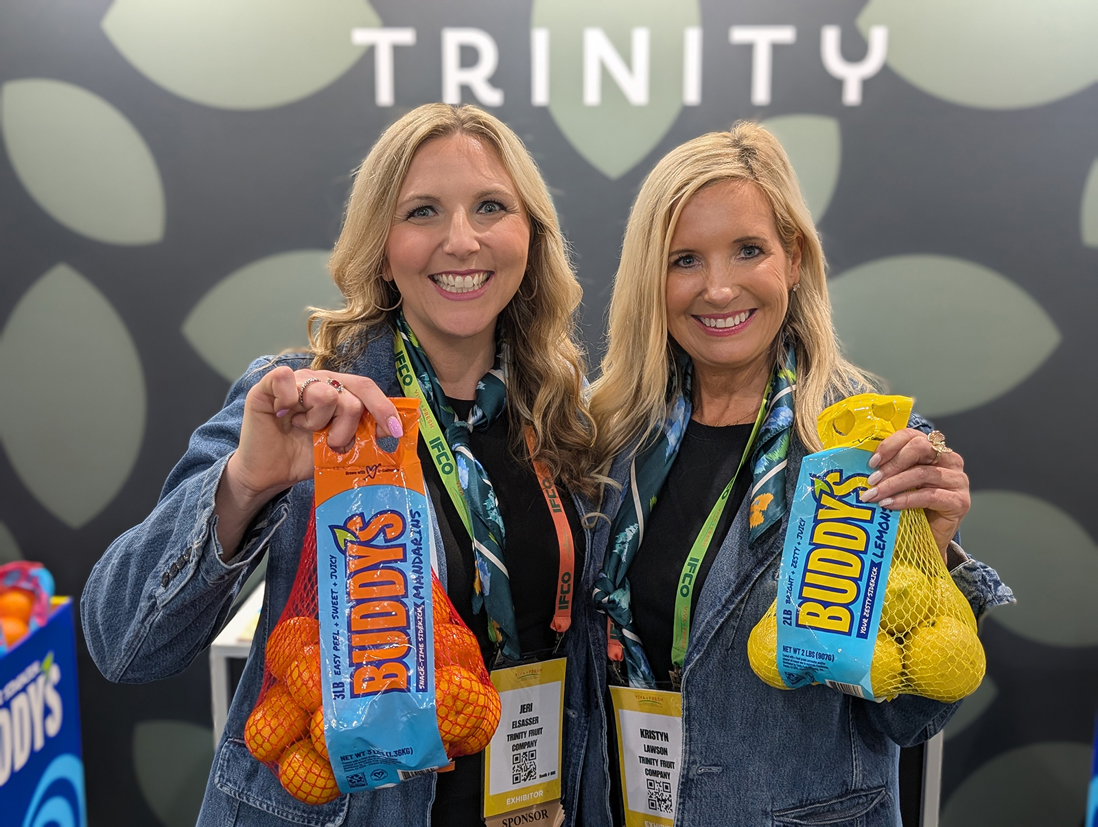 Jeri Elsasser and Kristyn Lawson of Trinity Fruit Co.