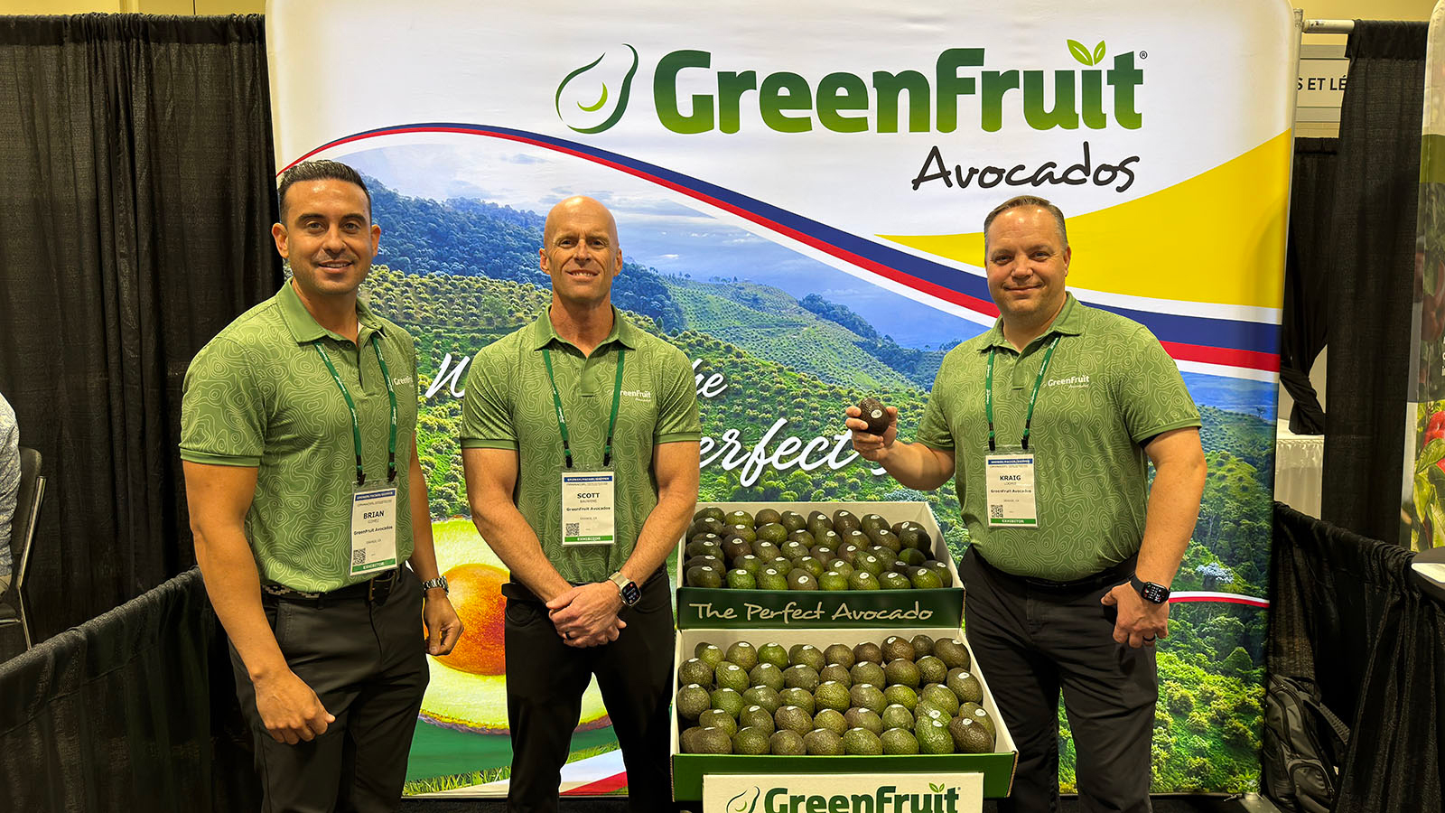Brian Gomez, Scott Bauwens and Kraig Loomis of Greenfruit Avocados.