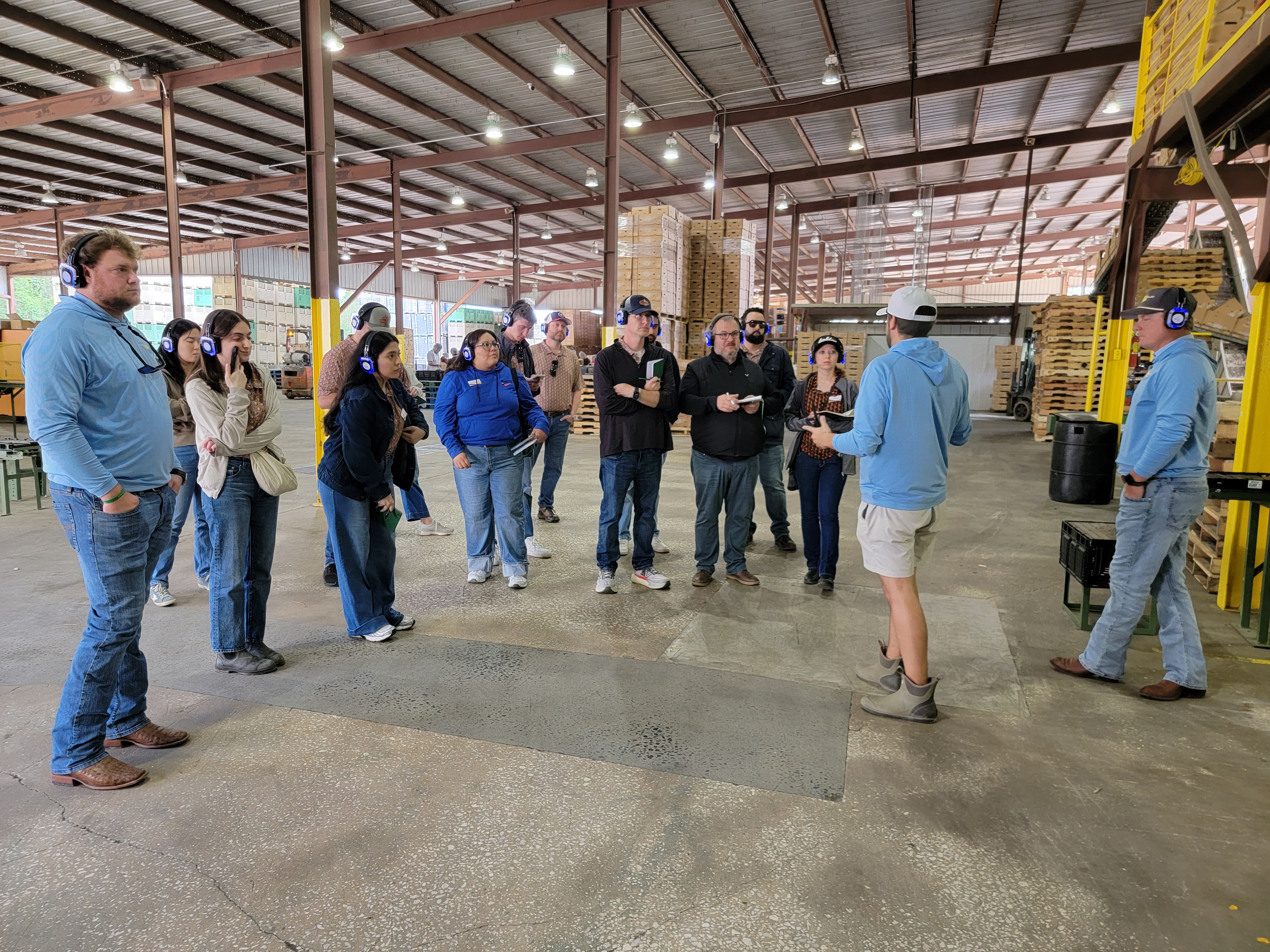 Learning starts at the roots. Touring the Alpine blueberry fields and hearing firsthand from growers about what it takes to bring quality produce to market.